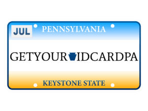 get your id card pa license plate